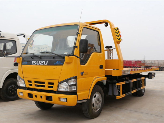 國六五十鈴黃牌一拖二清障車