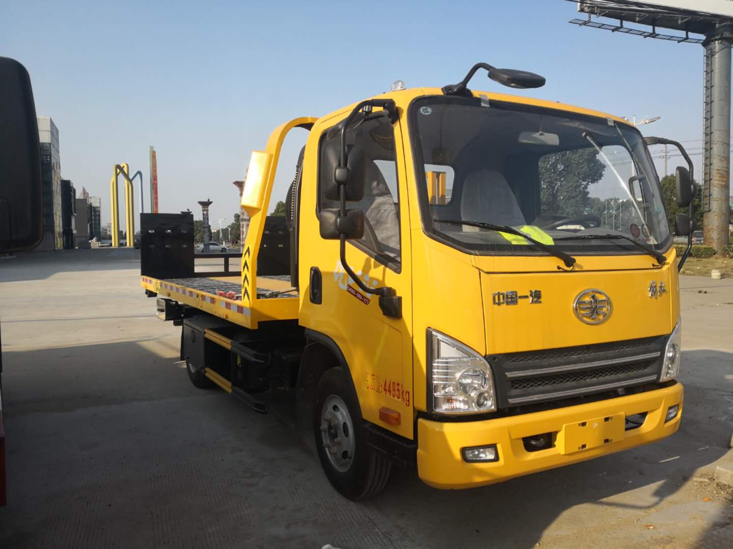 國六解放虎V藍(lán)牌清障車