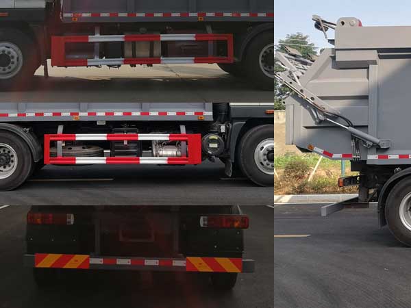 福田瑞沃國(guó)六12方無泄漏高位掛桶壓縮式垃圾車