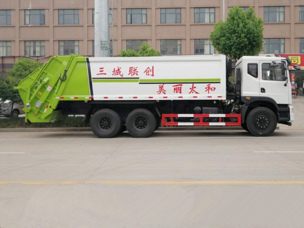 東風(fēng)T5國六后雙橋20方壓縮式垃圾車