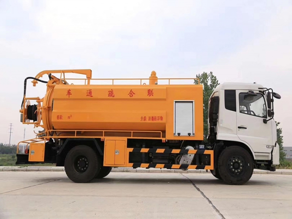 東風天錦12方清洗吸污 聯(lián)合疏通車