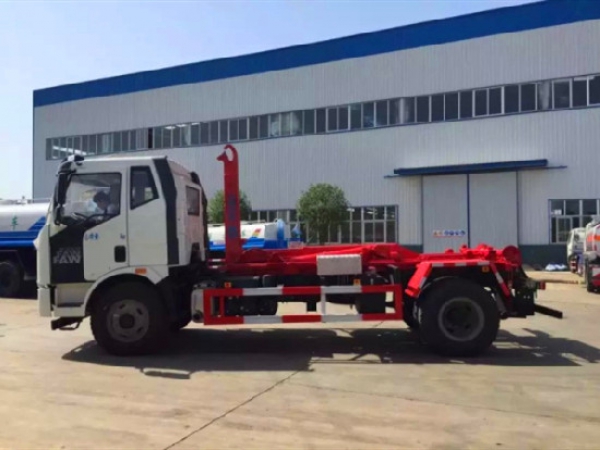 解放J6國六12~14方車廂可卸(鉤臂)式垃圾車