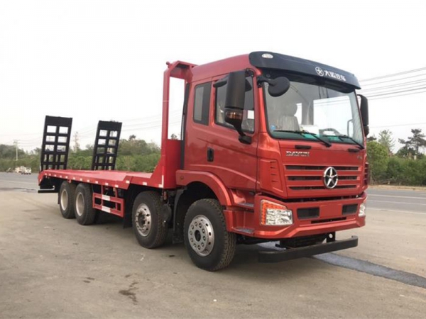 (國六)大運(yùn)前四后八平板拖車