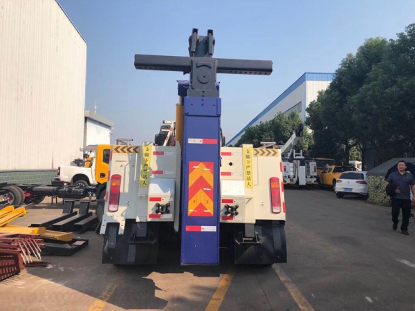 國六解放25噸拖吊聯體清障車
