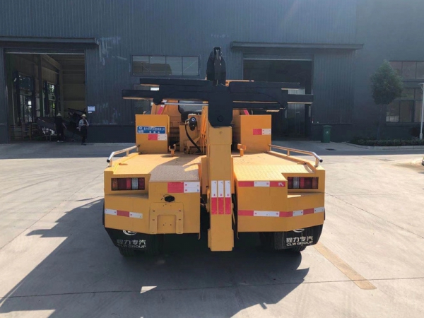 國六江鈴一拖一清障車拖吊聯(lián)體式