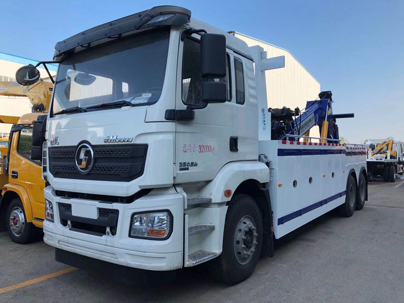 陜汽德龍20噸拖吊聯(lián)體清障車