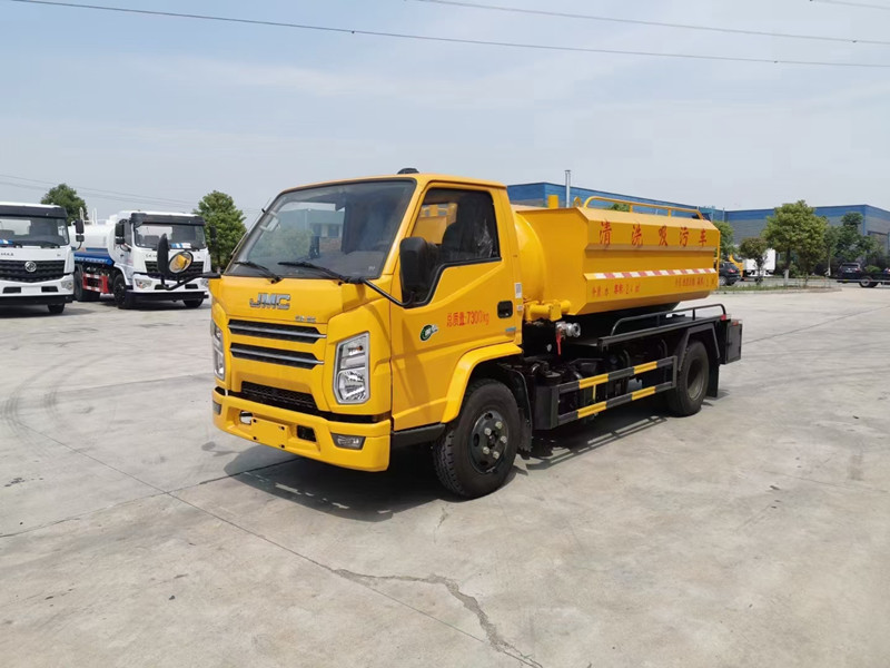 江鈴順達5方清洗吸污車，地下室專用